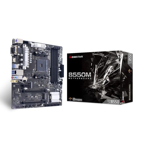 MB BIOSTAR B550MX/E PRO, mATX, Soc AM4, DDR4,…