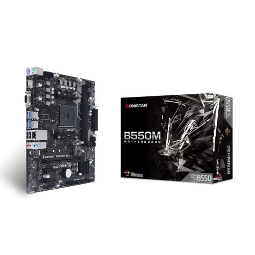 MB BIOSTAR B550MH 3.0, mATX, Soc AM4,  DDR4, …