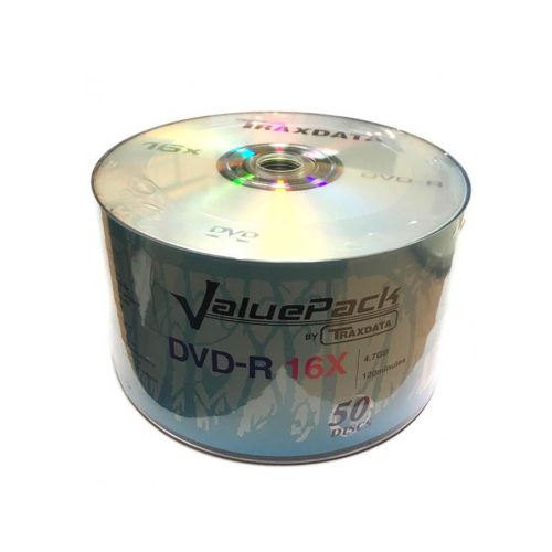 DVD-R TRAXDATA, 4.7GB, 16X, spindle 50 kom Va…