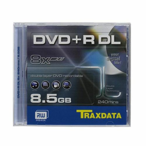 DVD+R DL, TRAXDATA,8,5 GB,8X,BOX 1…