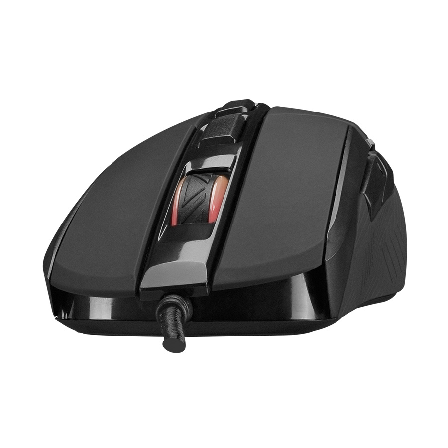 Miš gaming RAMPAGE SMX-R68 FALCON-X USB, black, 6400dpi RGB LED - Image 2
