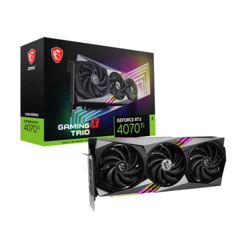 VGA MSI NVidia RTX 4070 Ti GAMING X TRIO 12G,…