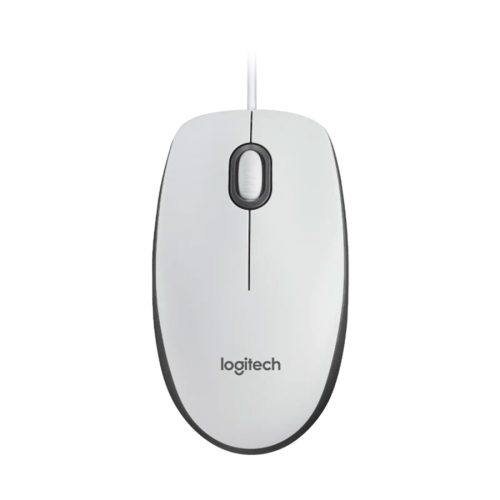 Miš LOGITECH M100, optical, white, 1000 dpi,…