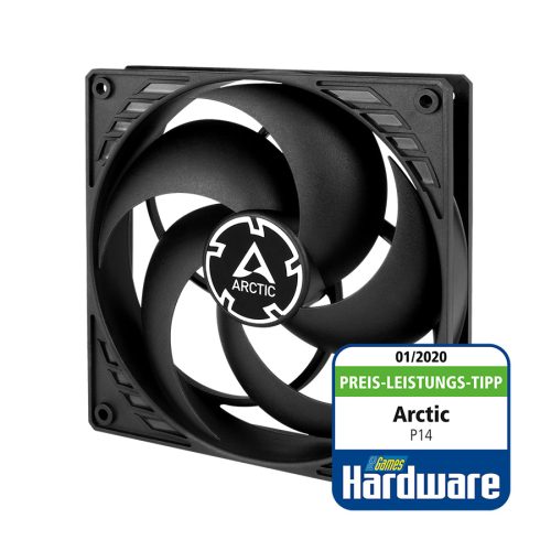 Ventilator ARCTIC Case Fan P14 Fan 14cm black…