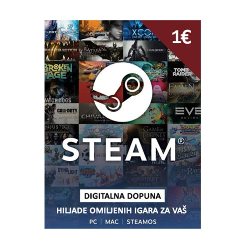 Steam gift card 1€ – Global…