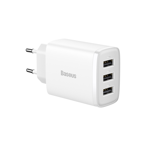 BASEUS COMPACT WALL CHARGER – 3XUSB &#8…