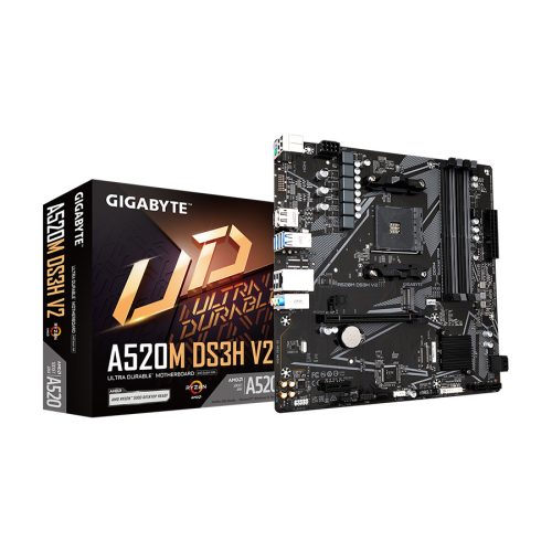 GIGABYTE MB A520M DS3H V2 1.0 AMD A520,AM4,4x…