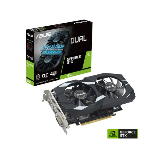 ASUS VGA DUAL-GTX1650-O4GD6-P-EVO NVIDIA GeFo…