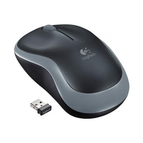 Miš LOGITECH M185, wireless, optical, sivi, …