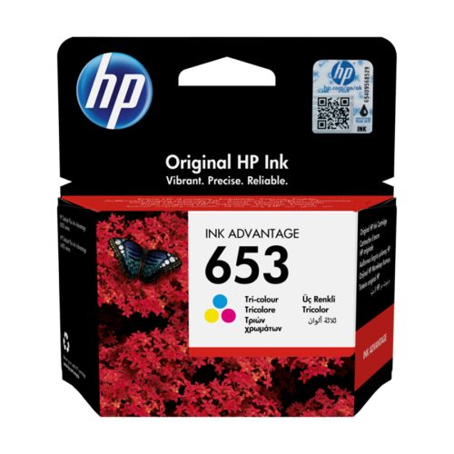 Tinta HP 653 Tri-color Original 3YM74AE za mo…