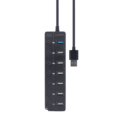 USB HUB 7-portni (1 x USB 3.1 + 6 x USB 2.0) …