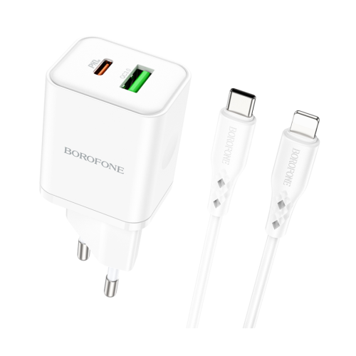 USB punjač sa kablom 1m Type-C to iPhone/lig…