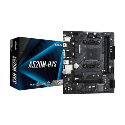 ASROCK MB A520M-HVS AMD A520;AM4;2xDDR4;M.2 R…