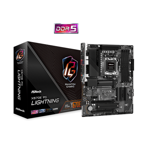 ASROCK MB X670E PG LIGHTNING AMD X670;AM5;4xD…