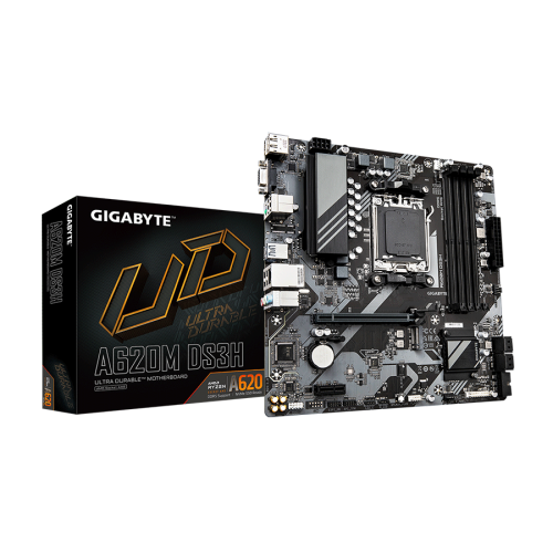 Gigabyte MB [A620M DS3H] AM5; 4xDDR5; M.2, 4x…