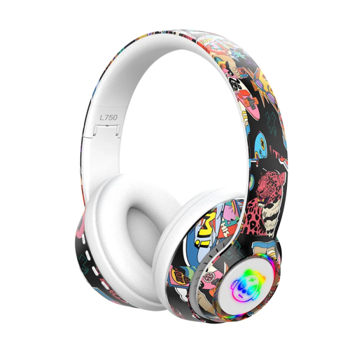 Slušalice bluetooth L750 HiFi RGB stickerbom…