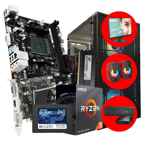 GNC BLAZE SET RYZEN 3 4100 3.8GHz,  B450MHP, …