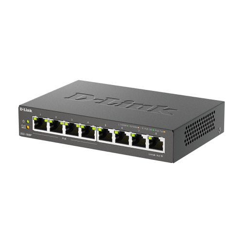 SWITCH 8 portni 10/100/1000 D-LINK, DGS-1008P…