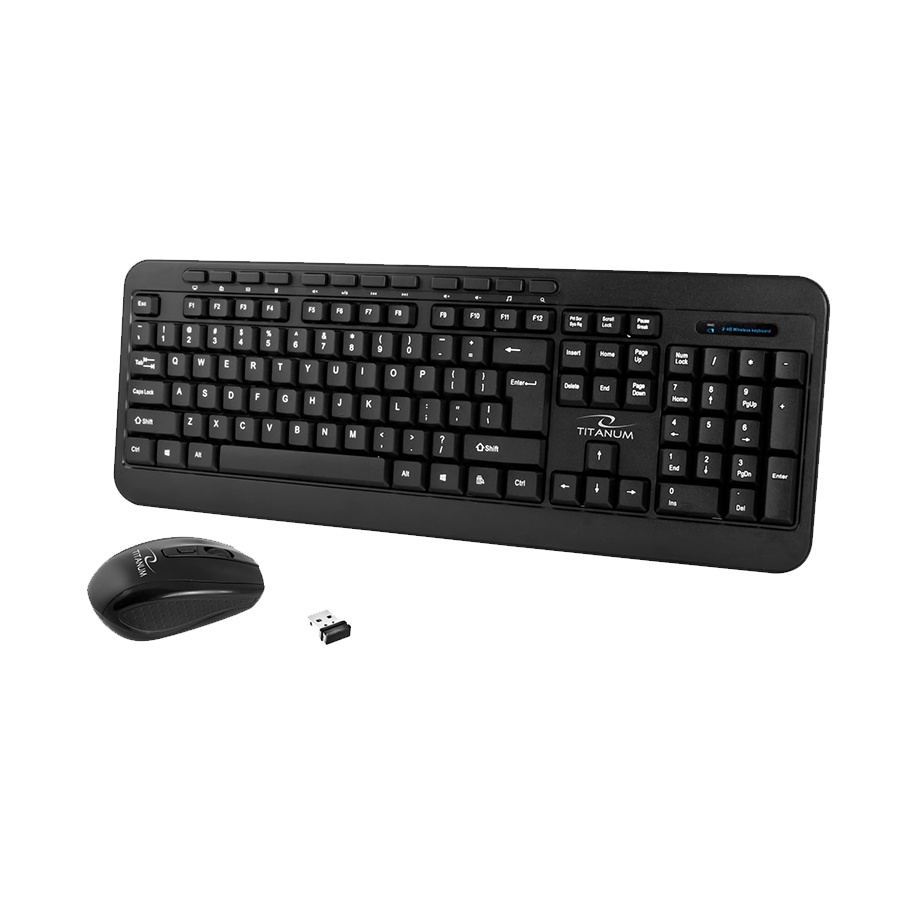Tastatura i miš wireless 2,4GHz AKRON TITANUM TK109