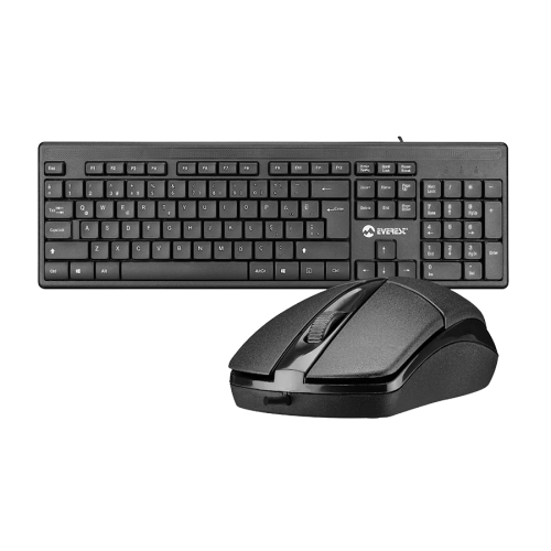 Tastatura + miš Everest KM-515 Black Usb Com…