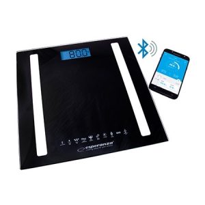 Kućna vaga ESPERANZA 8in1 bluetooth scale BESTFIT black, EBS016K