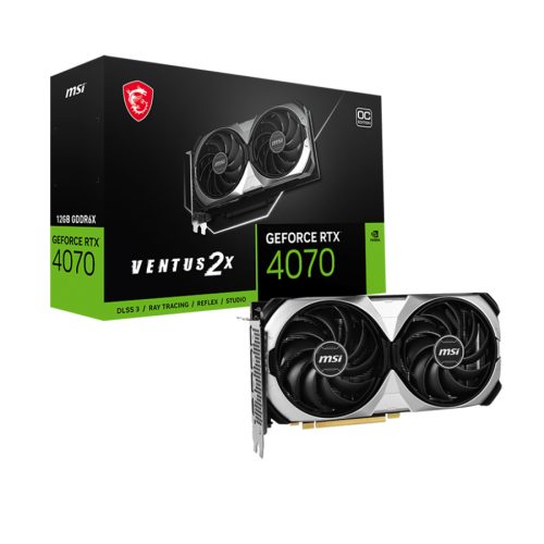 VGA MSI NVidia RTX 4070 VENTUS 2X 12G OC (12G…