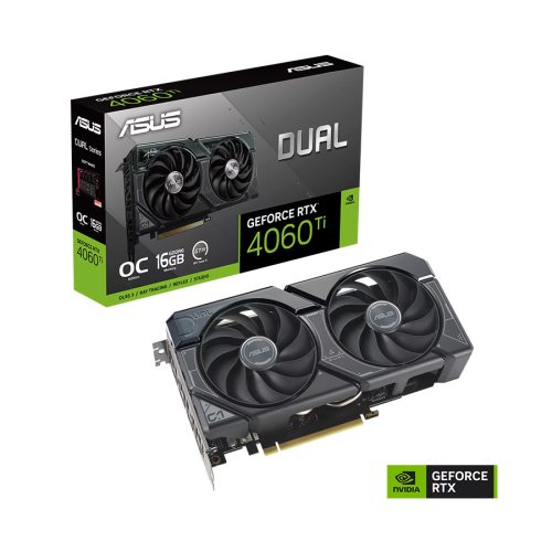 ASUS VGA DUAL-RTX4060TI-O16G, NVIDIA GeForce …