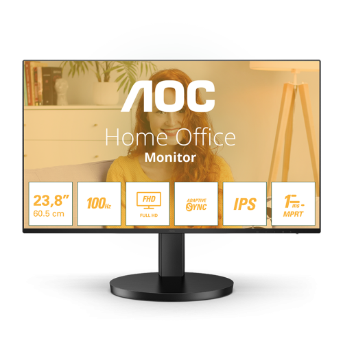 MONITOR AOC 24B3HA2 23.8” IPS, 16:9, 1920&#…