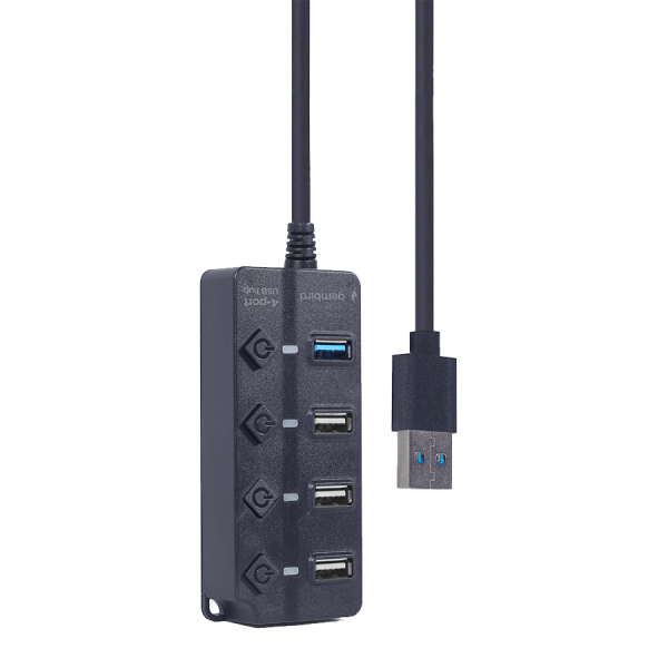 USB HUB 4-port 1 x USB 3.1 + 3 x USB 2.0 GEMBIRD UHB-U3P1U2P3P-01 - Image 2