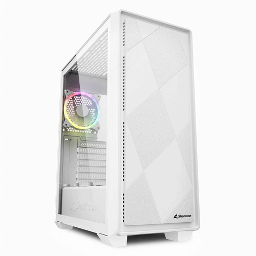 Kućište SHARKOON gaming, VS8 White RGB ATX,…