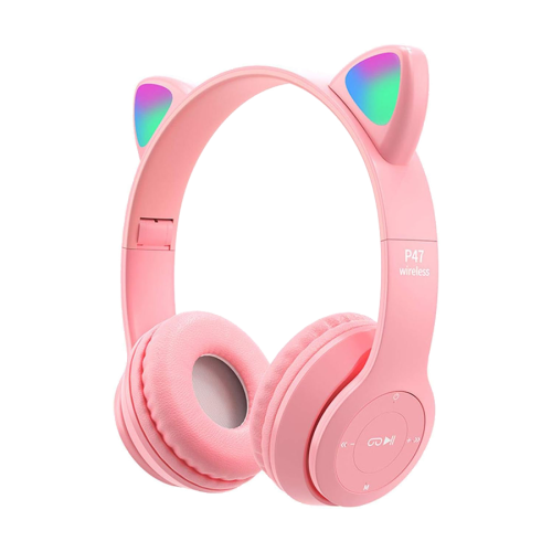 Slušalice za djecu bluetooth cat P47M pink…