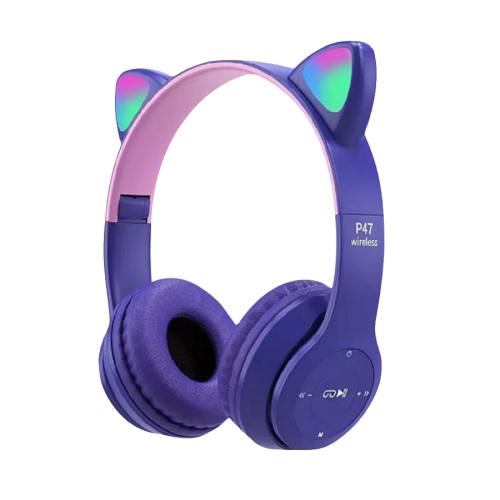 Slušalice za djecu bluetooth cat P47M purple…