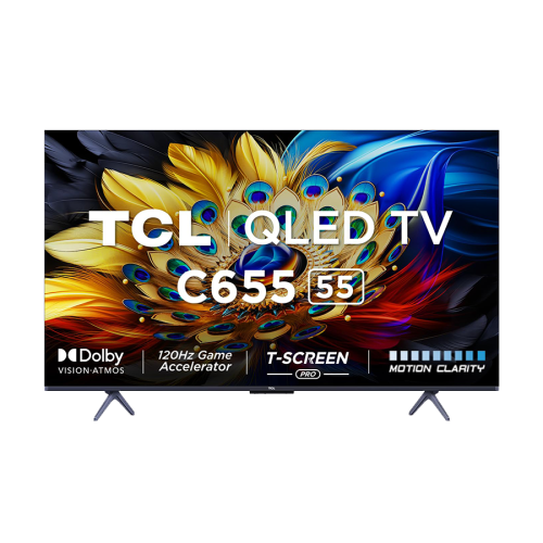 TV TCL 55” 55C655 4K QLED TV Motion Cla…