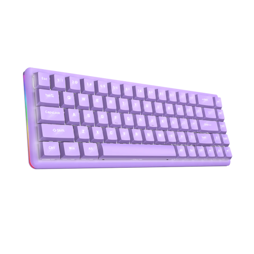 Tastatura gaming RAMPAGE REBEL purple, Mechan…