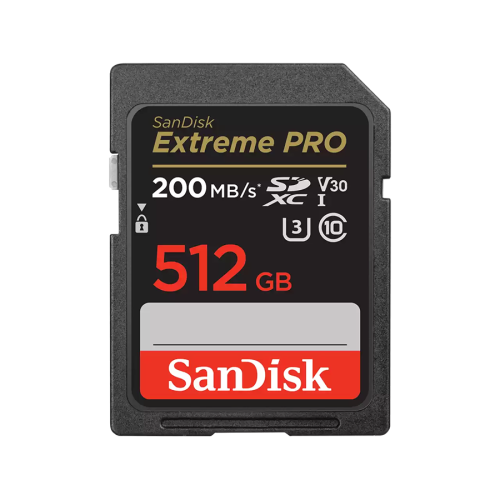 SanDisk SDXC 512GB Extreme Pro 200MB/s V30 UH…