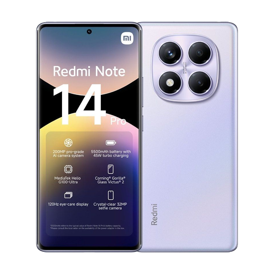Mobitel Xiaomi Redmi Note 14 Pro 4G 12GB 512GB Purple