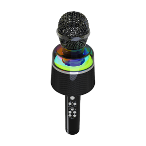 Mikrofon karaoke wireless bluetooth sa zvučnikom, black, GEMBIRD MICBT-01-BK