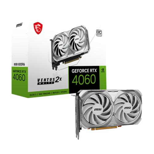 VGA MSI Gaming GeForce RTX 4060 VENTUS 2X WHI…
