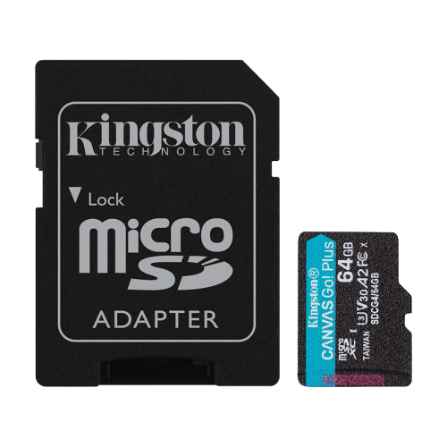 Micro SDXC card Kingston 64GB Canvas GoPlus G…