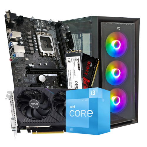 GNC GAMER HUNTER i3-12100F, H610, 16 GB DDR4,…