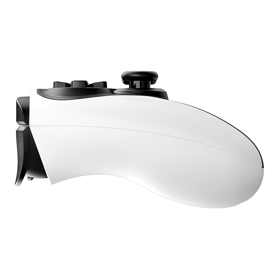 Game Pad gaming RAMPAGE Snopy Tactic White Bluetooth Dual Vibration PS4 Gamepad Joypad, 40929 - Image 2