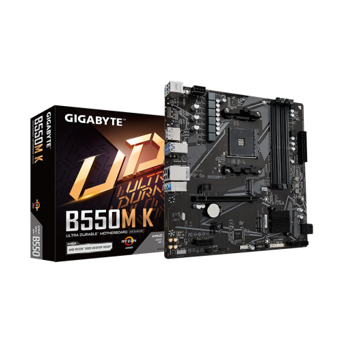 GIGABYTE MB B550M K, AM4 4xDDR4, 2xM.2, 4xSAT…