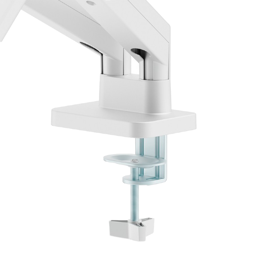 NOSAČ ZA DVA MONITORA GEMBIRD MA-DA2-06-W, montaža na sto, 17" up to 32", up to 10 kg, white - Image 2