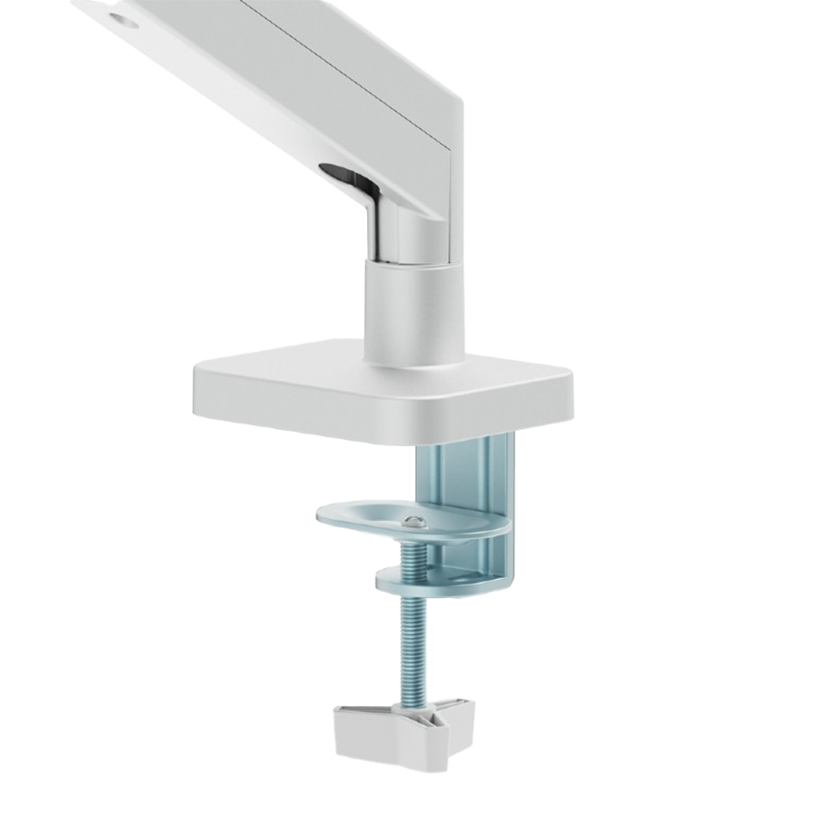 NOSAČ ZA MONITOR GEMBIRD MA-DA1-04-W, montaža na stol, (tilting, swivel), 17”-32”, up to 10 kg, white - Image 2