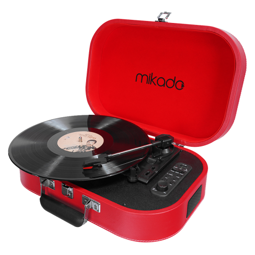 Gramofon Mikado Nostalgia MN-101 Pickup Red U…