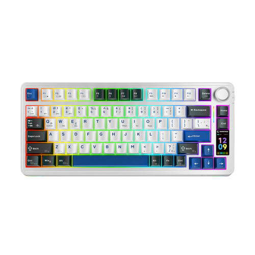 Tastatura gaming RAMPAGE QUELL PRO screen Whi…